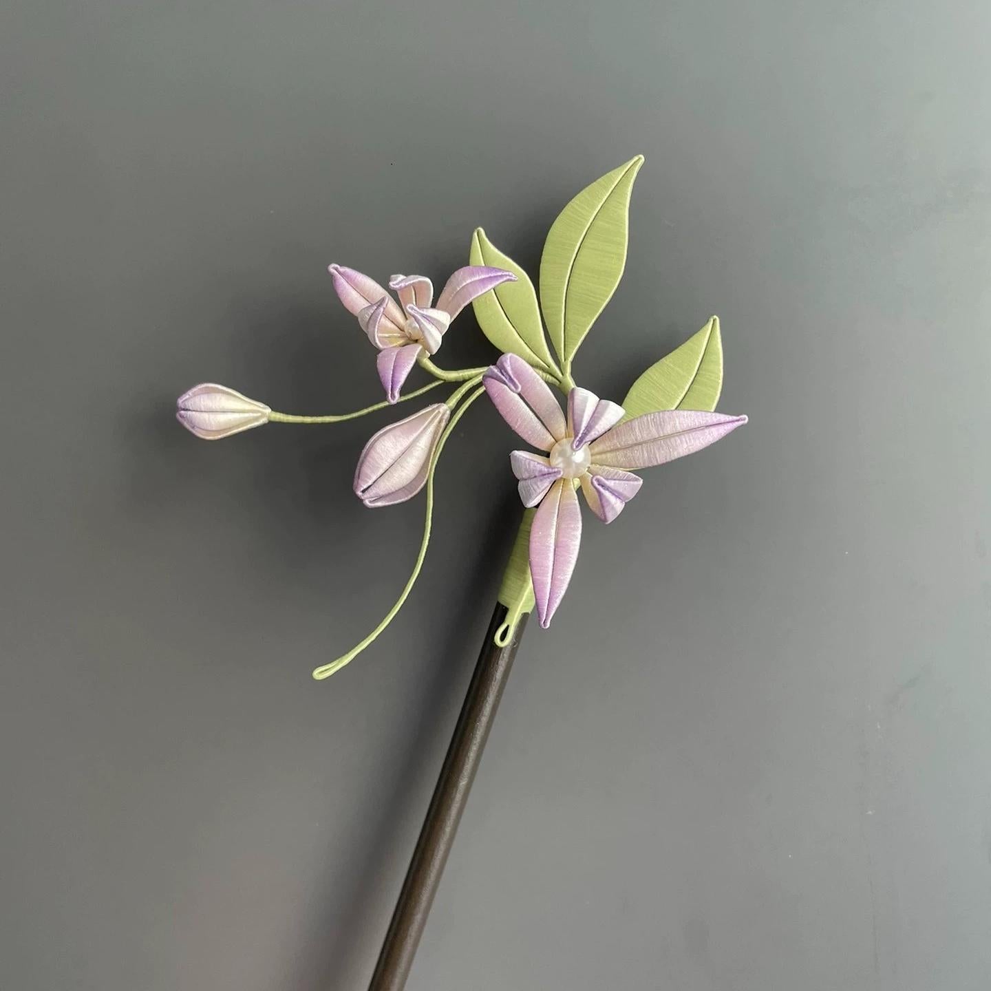 Orchid Handmade Hairpin - Silk Hairpin(Chanhua)