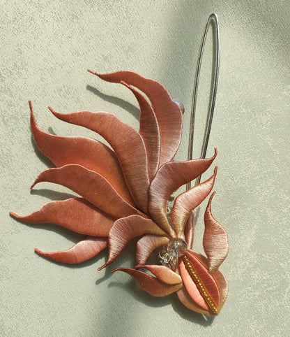 Pink Goldfish Bespoke Hairpin - Silk Hairpin(Chanhua)