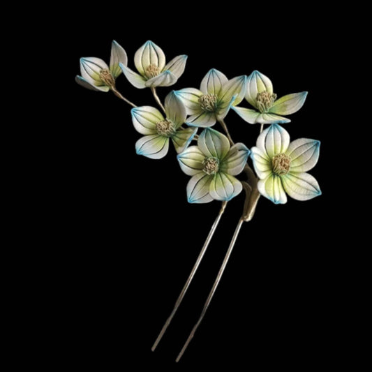 Flower Bespoke Hairpin - Silk Hairpin(Chanhua)