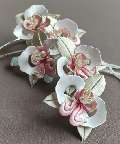 Moth Orchid Bespoke Hairpin - Silk Hairpin(Chanhua)