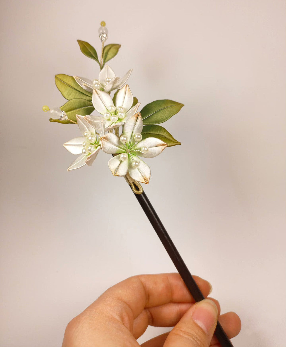 Pear Blossom Bespoke Hairpin - Silk Hairpin(Chanhua)