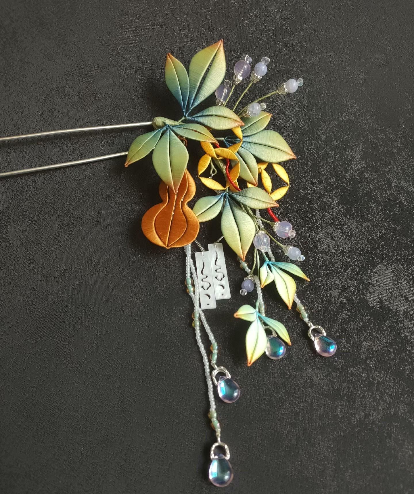 Gourd Bespoke Hairpin - Silk Hairpin(Chanhua)