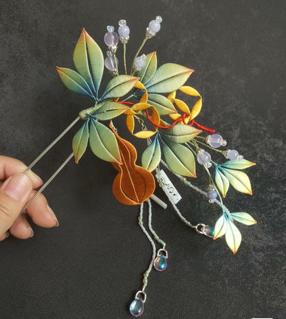 Gourd Bespoke Hairpin - Silk Hairpin(Chanhua)