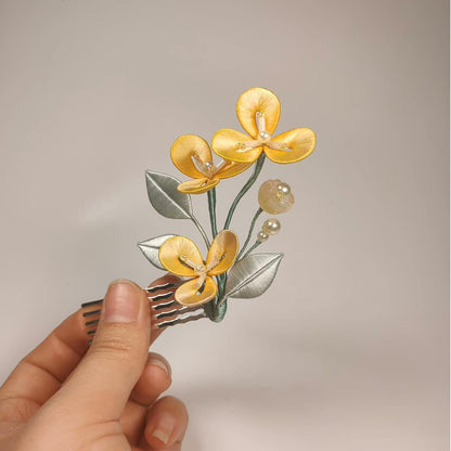 Flower Bespoke Hairpin - Silk Hairpin(Chanhua)