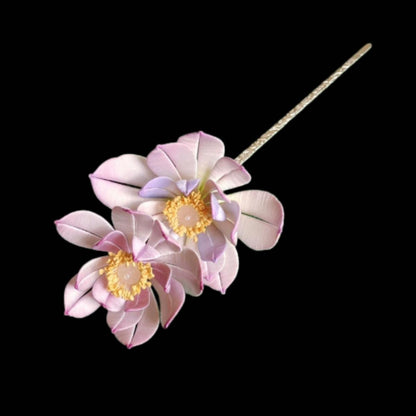 Lotus Bespoke Hairpin - Silk Hairpin(Chanhua)