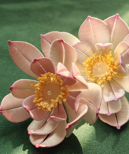 Lotus Bespoke Hairpin - Silk Hairpin(Chanhua)