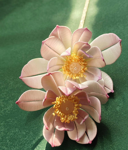 Lotus Bespoke Hairpin - Silk Hairpin(Chanhua)