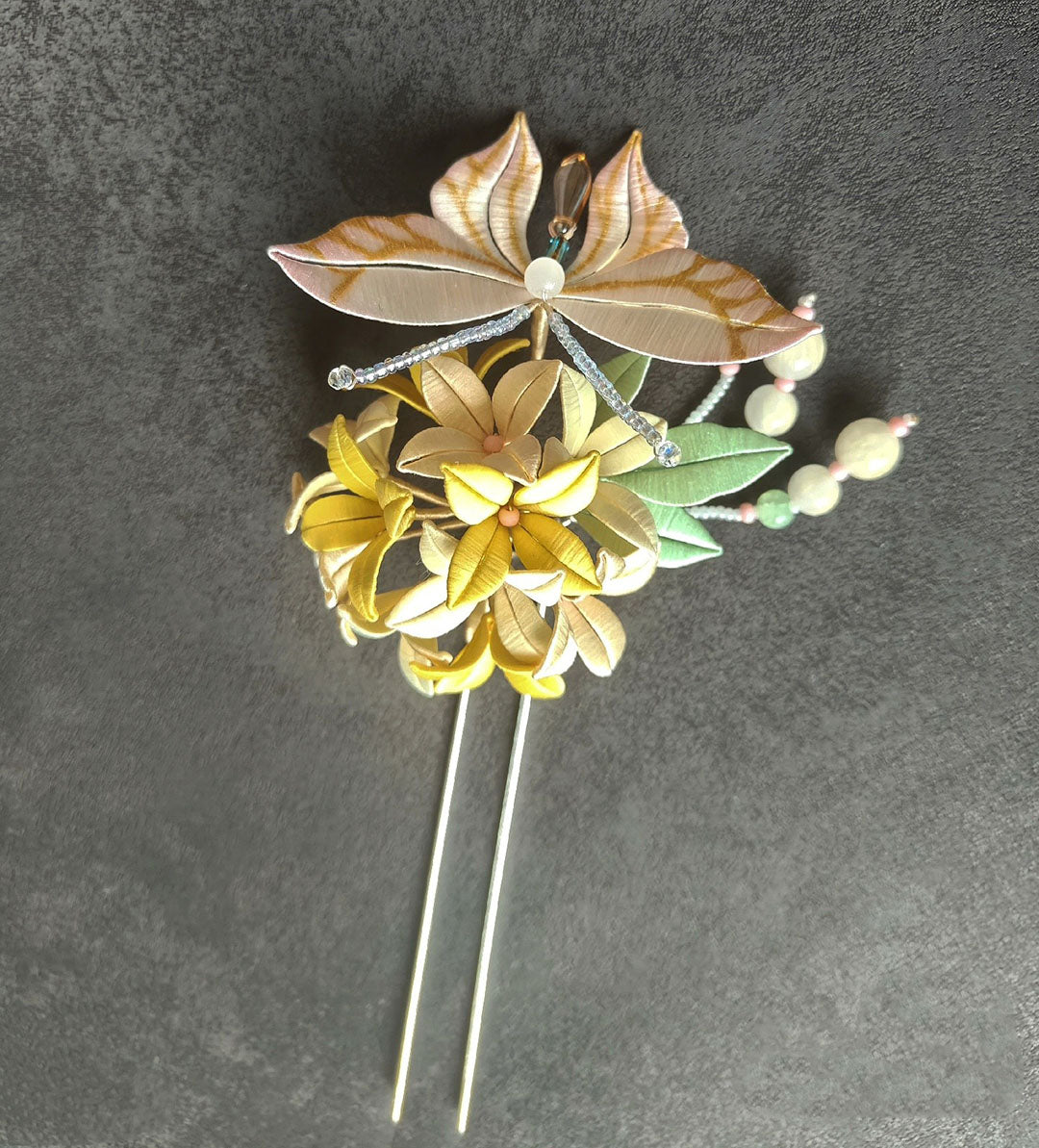 Hydrangea Bespoke Hairpin - Silk Hairpin(Chanhua)