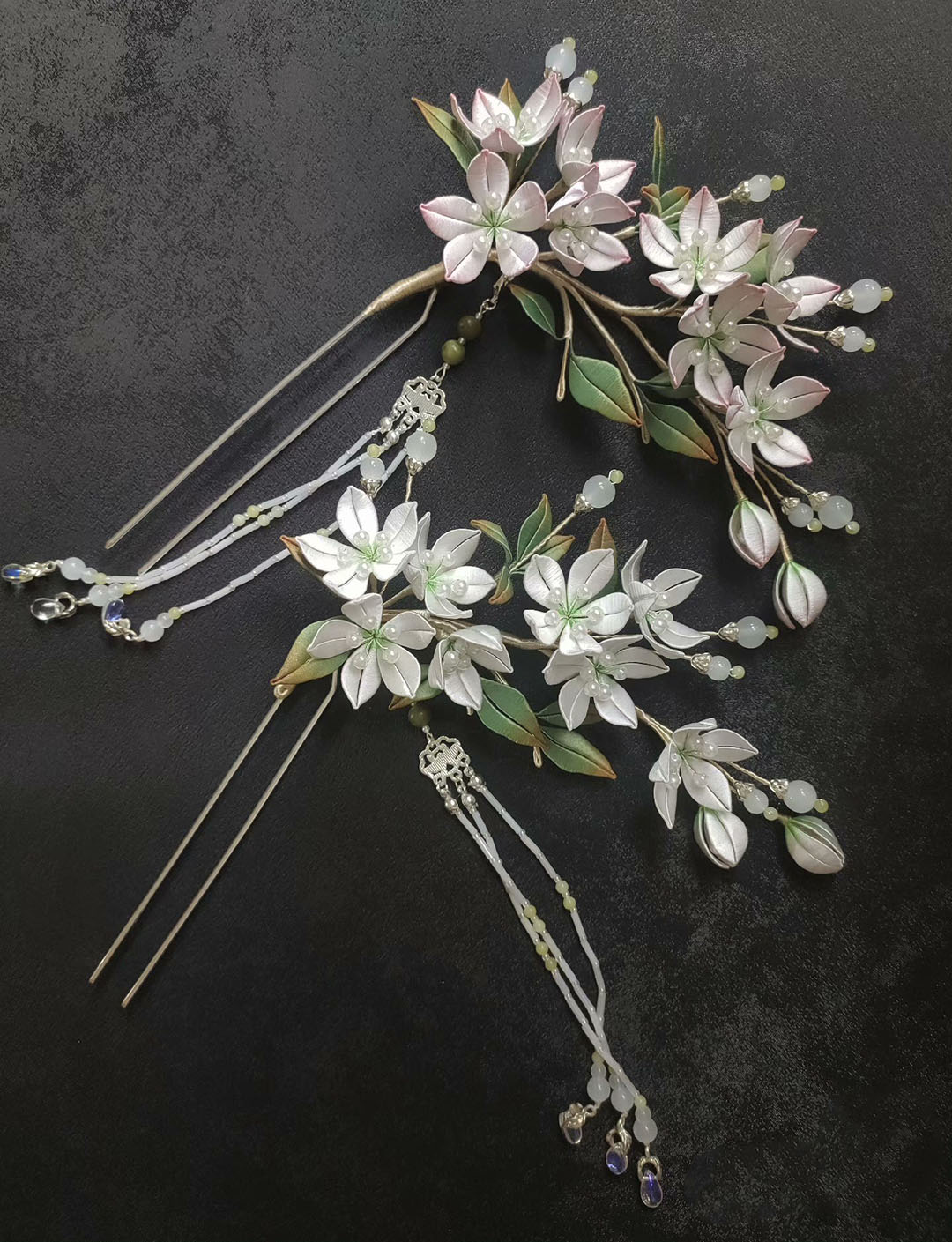 Pear Blossom Bespoke Hairpin - Silk Hairpin(Chanhua)