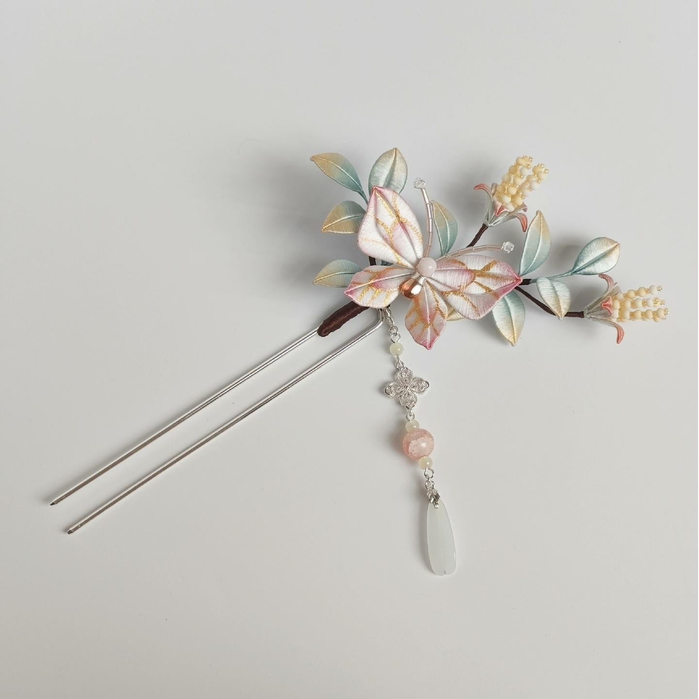 Butterfly Bespoke Hairpin - Silk Hairpin(Chanhua)