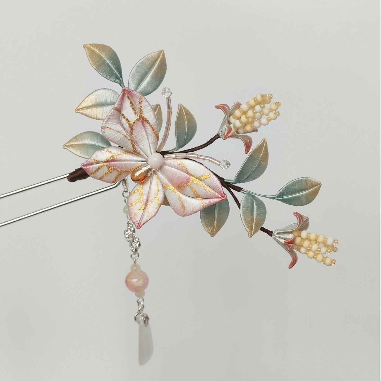 Butterfly Bespoke Hairpin - Silk Hairpin(Chanhua)