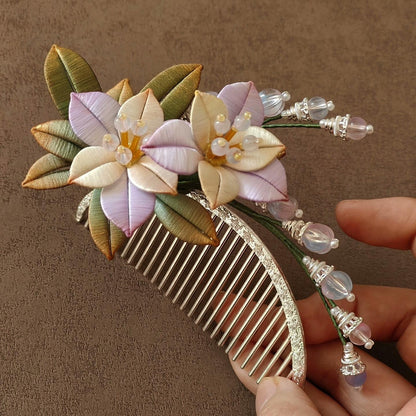 Flower Bespoke Hairpin - Silk Hairpin(Chanhua)