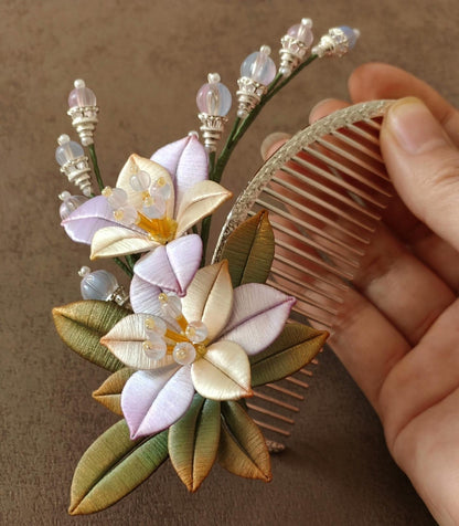 Flower Bespoke Hairpin - Silk Hairpin(Chanhua)