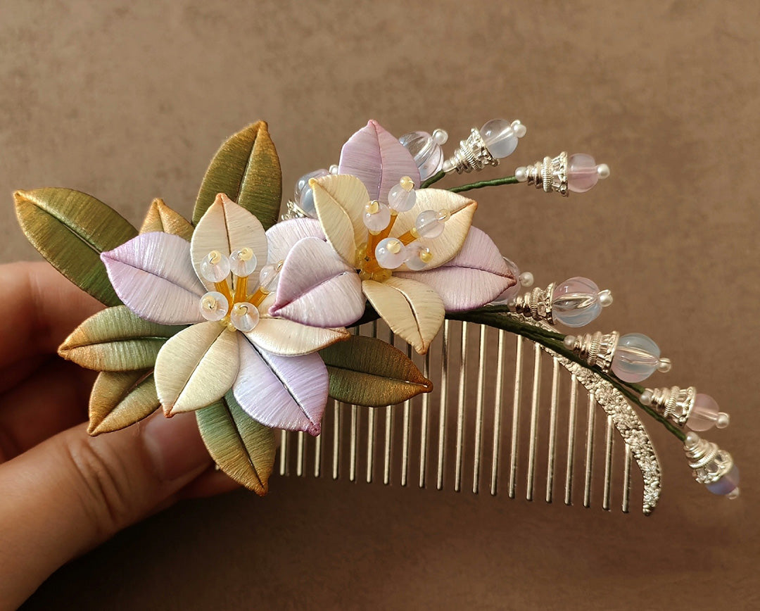 Flower Bespoke Hairpin - Silk Hairpin(Chanhua)