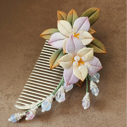 Flower Bespoke Hairpin - Silk Hairpin(Chanhua)