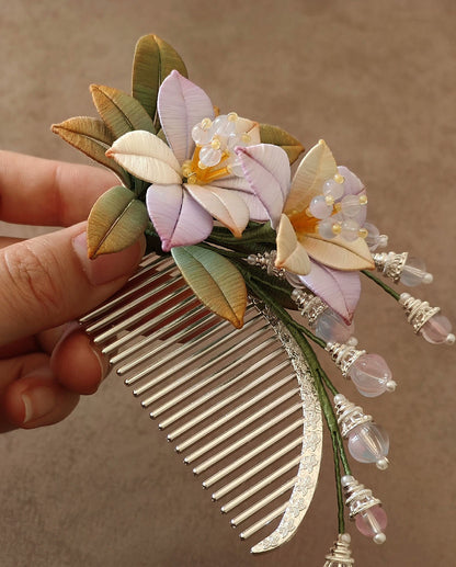 Flower Bespoke Hairpin - Silk Hairpin(Chanhua)