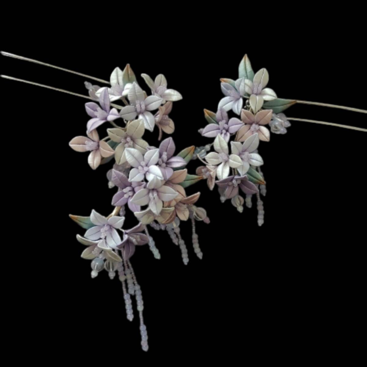 Flower Bespoke Hairpin - Silk Hairpin(Chanhua)