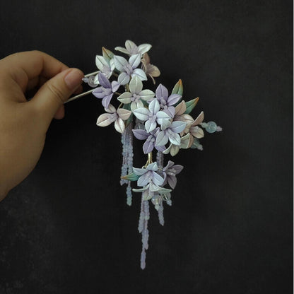 Flower Bespoke Hairpin - Silk Hairpin(Chanhua)