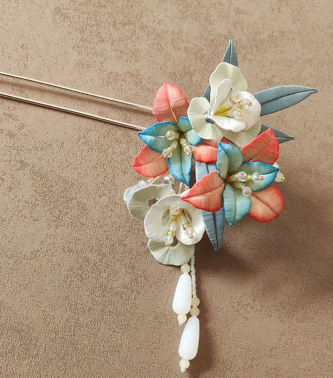 Flower Bespoke Hairpin - Silk Hairpin(Chanhua)