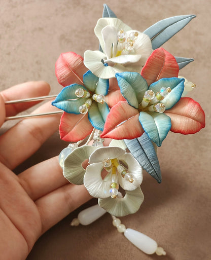 Flower Bespoke Hairpin - Silk Hairpin(Chanhua)