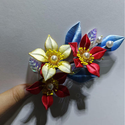 Flower Bespoke Hairpin - Silk Hairpin(Chanhua)