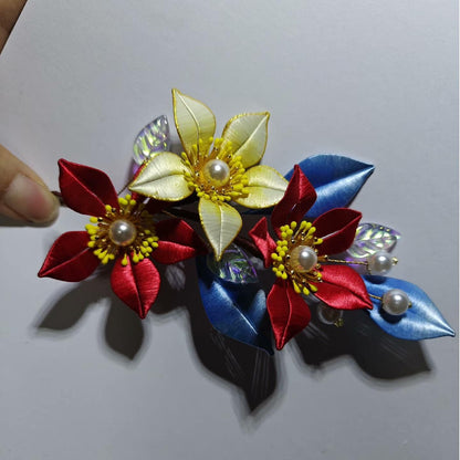 Flower Bespoke Hairpin - Silk Hairpin(Chanhua)