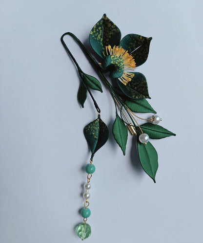 Flower Handmade Hairpin - Silk Hairpin(Chanhua)