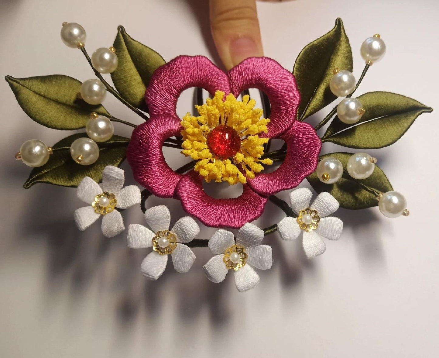 Flower Bespoke Hairpin - Silk Hairpin(Chanhua)