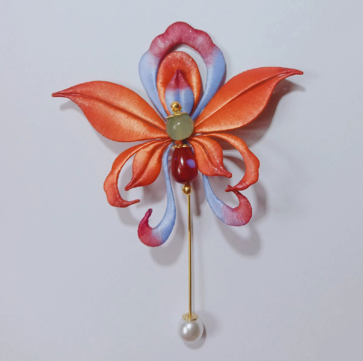 Dunhuang Butterfly Handmade Brooch - Silk Brooch(Chanhua)