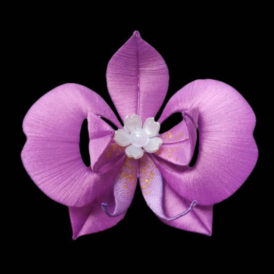 Moth Orchid Handmade Brooch - Silk Brooch(Chanhua)