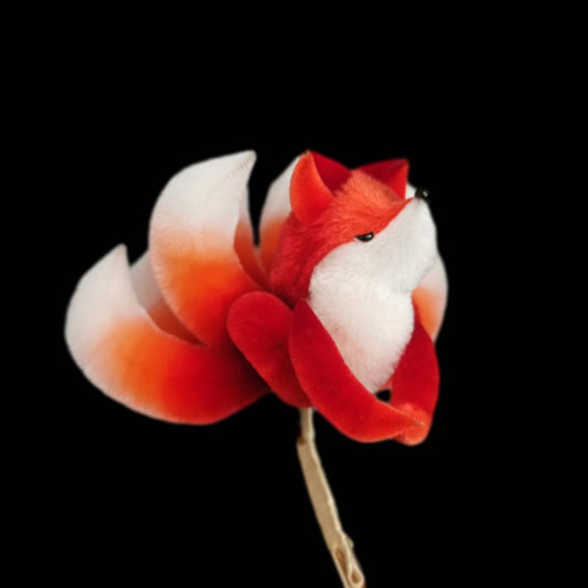 Fox Bespoke Hairpin - Silk Hairpin(Ronghua)