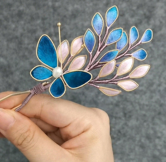 Butterfly Bespoke Hairpin - Silk Hairpin(Ronghua)