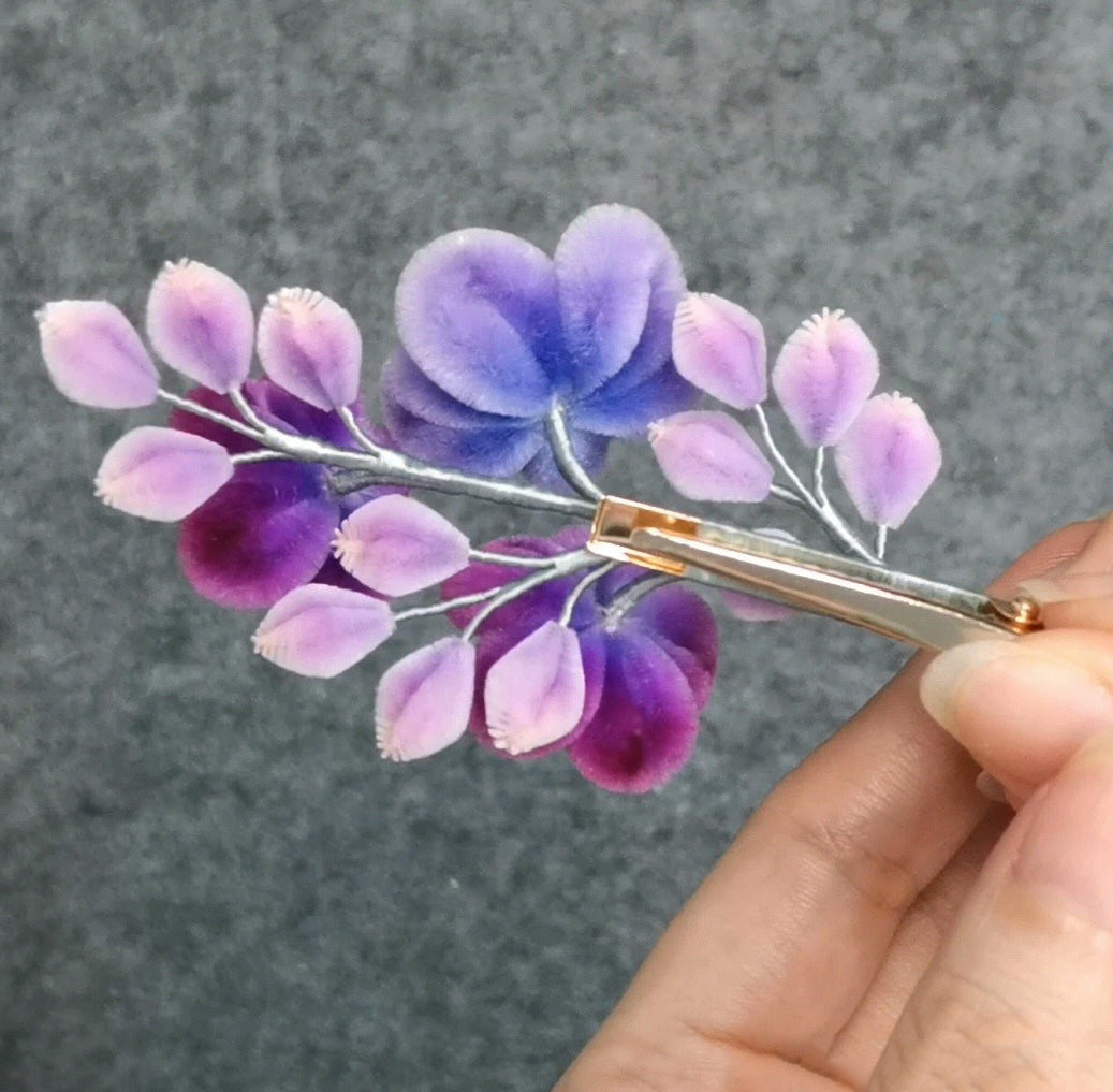 Flower Bespoke Hairpin - Silk Hairpin(Ronghua)