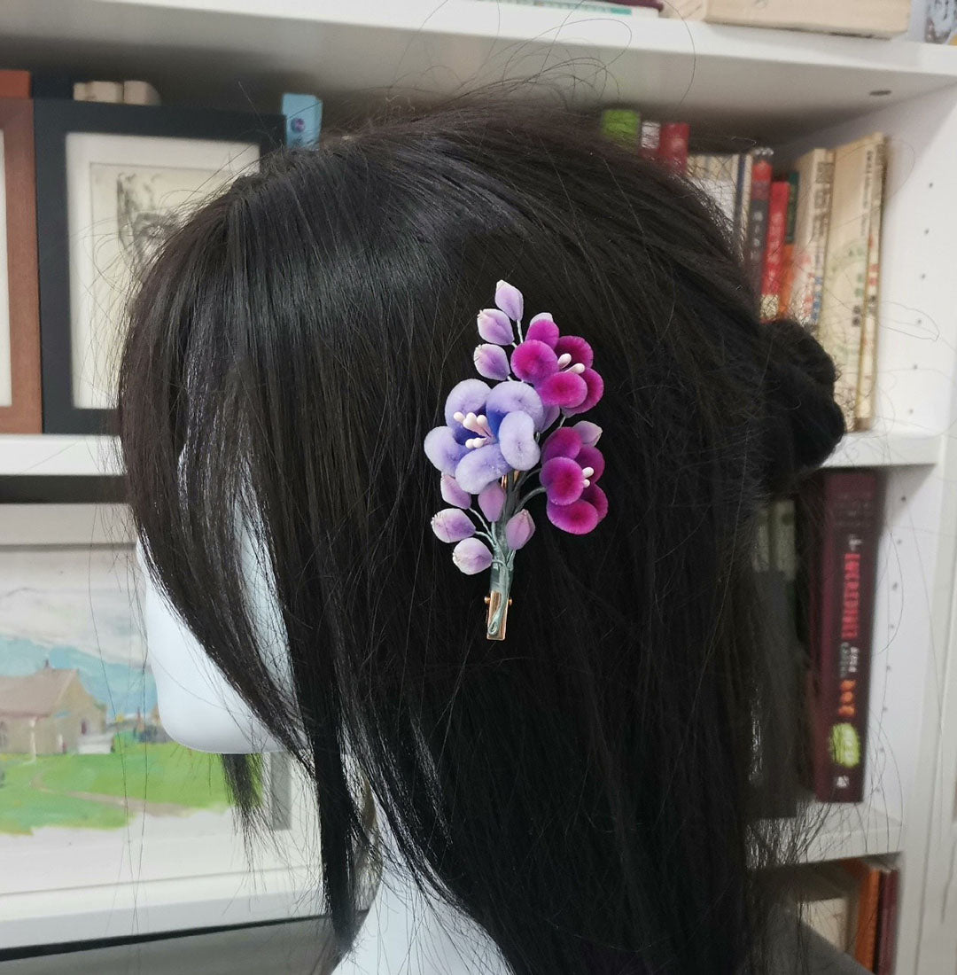 Flower Bespoke Hairpin - Silk Hairpin(Ronghua)