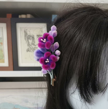 Flower Bespoke Hairpin - Silk Hairpin(Ronghua)