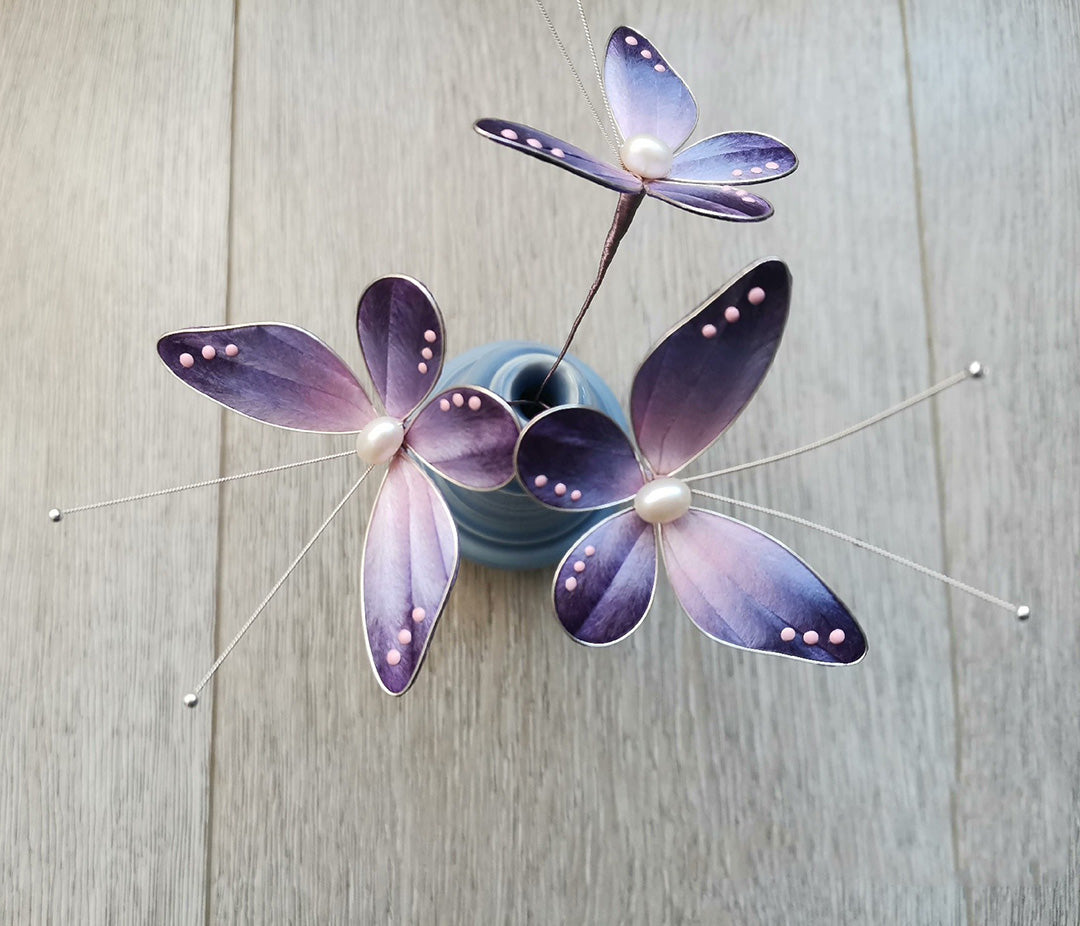 Butterfly Bespoke Hairpin - Silk Hairpin(Ronghua)