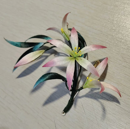 Flower Bespoke Brooch - Silk Brooch(Ronghua)