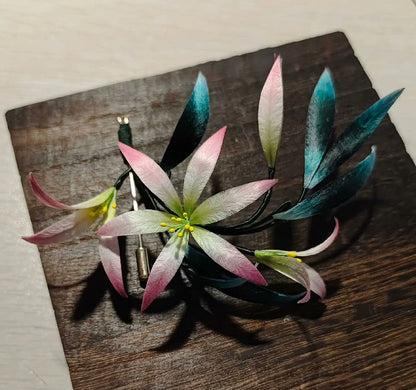 Flower Bespoke Brooch - Silk Brooch(Ronghua)