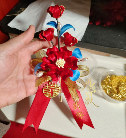 Wedding Corsage Bespoke Corsage - Silk Corsage(Ronghua)