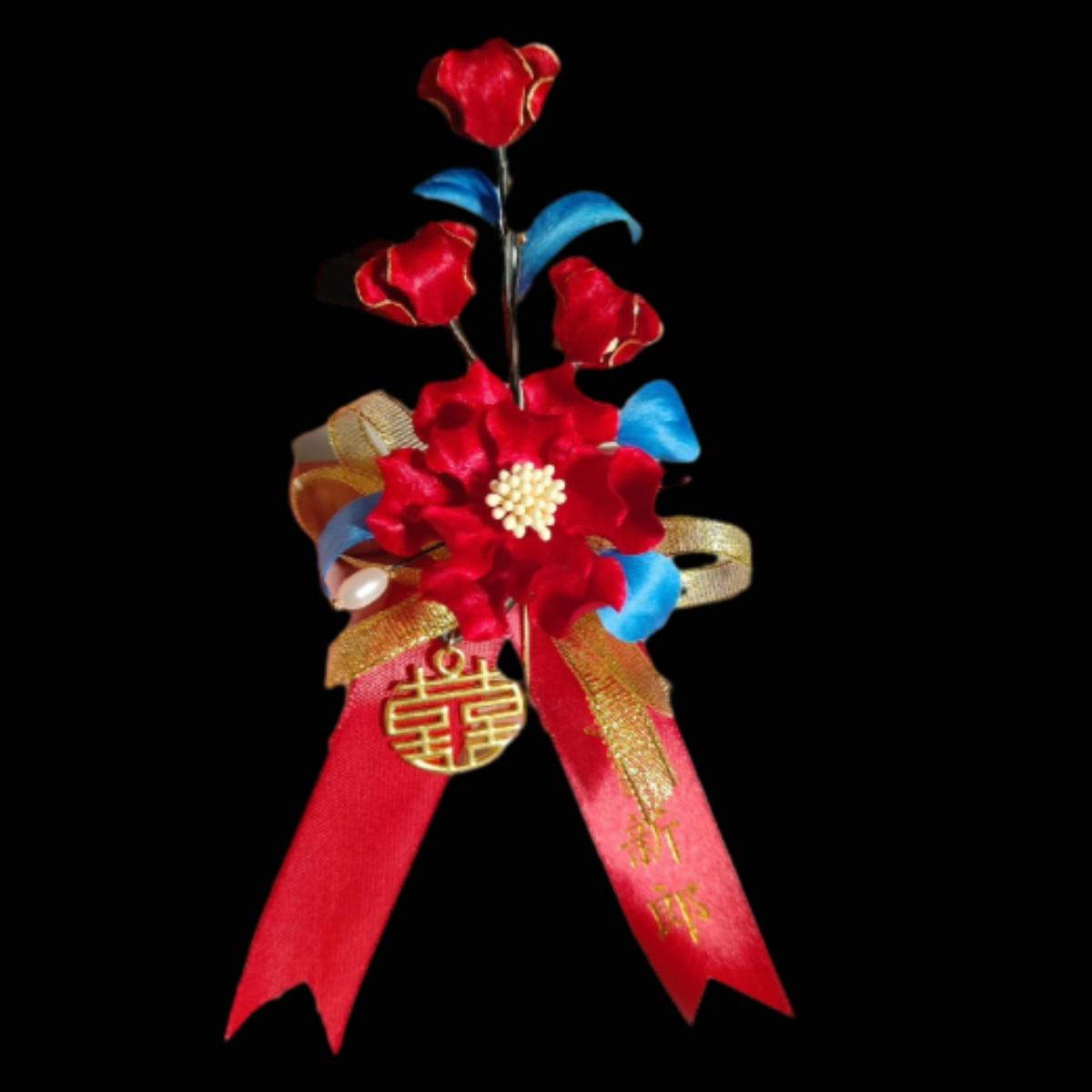 Wedding Corsage Bespoke Corsage - Silk Corsage(Ronghua)