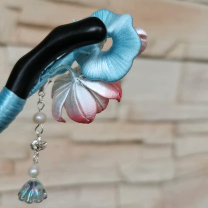 Lotus Bespoke Hairpin - Silk Hairpin(Chanhua)