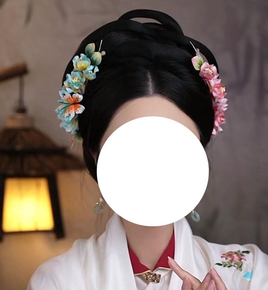 Peony Bespoke Hairpin - Silk Hairpin(Ronghua)