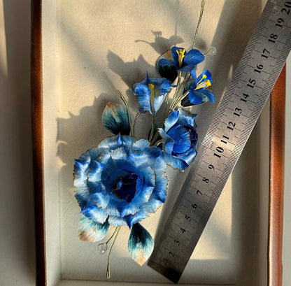 Peony Bespoke Hairpin - Silk Hairpin(Ronghua)