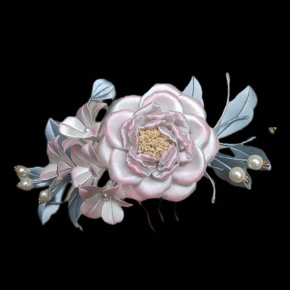 Flower Bespoke Hairpin - Silk Hairpin(Chanhua)