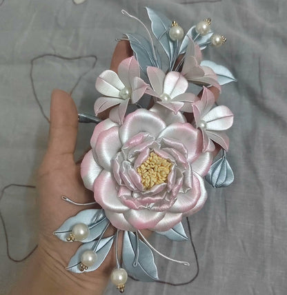 Flower Bespoke Hairpin - Silk Hairpin(Chanhua)