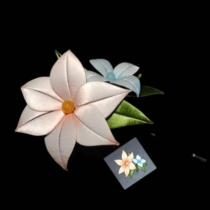 The Flower Of Aranara Bespoke Brooch - Silk Brooch(Chanhua)