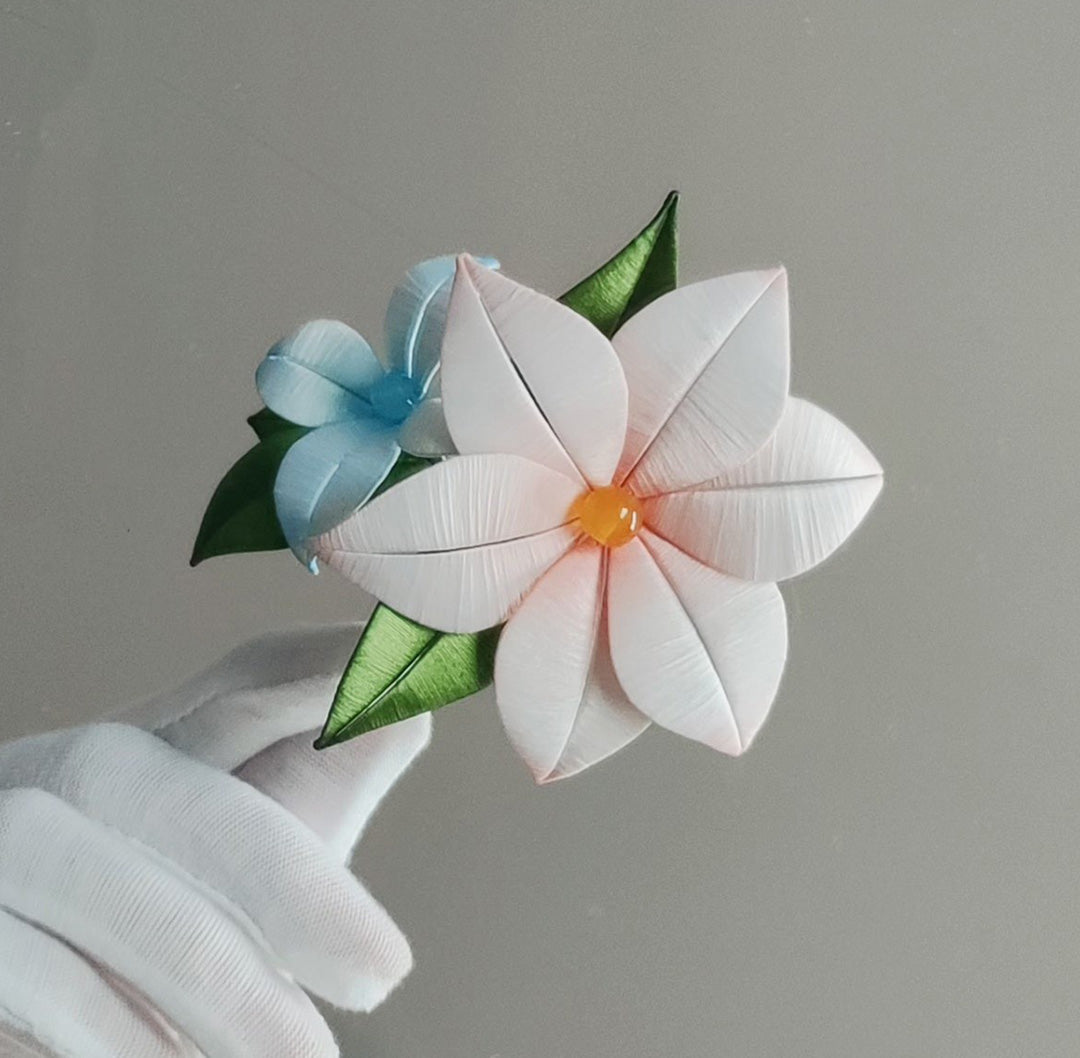 The Flower Of Aranara Bespoke Brooch - Silk Brooch(Chanhua)