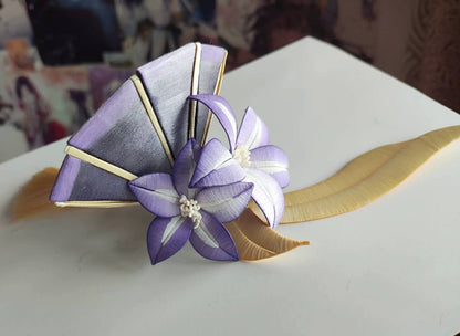Raiden Shogun Headwear Bespoke Hairpin - Silk Hairpin(Chanhua)