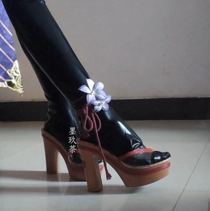 Raiden Shogun Bespoke Ankle Decoration - Silk Flower(Chanhua)