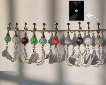 Element Handmade Earrings - Silk Element Earrings(Chanhua)